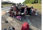 Motorista de aplicativo de Chapadão do Sul sofre grave acidente em SP e duas pessoas morreram