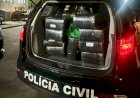 Polícia Civil apreende 250kg de maconha e prende suspeito em flagrante em Naviraí