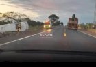 Carro funerário capota na BR-364 ao transportar corpo de jovem vítima de acidente em Paranaiguara