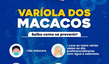 Vamos nos prevenir contra a varíola dos macacos
