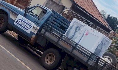 Bandidos invadem loja Gazin pelo telhado e furtam mais de 30 eletrodomésticos e uma caminhonete em Figueirão