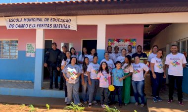 Polícia Militar de Água Clara participa de Palestras na Escolas Rurais