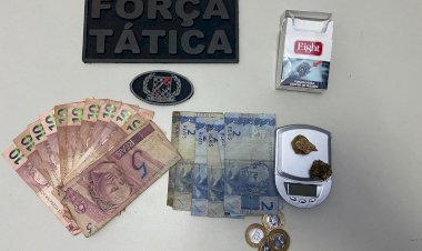 Polícia Militar prende homem por traficar drogas em Paranaíba