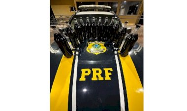 PRF apreende em Miranda (MS) cocaína dissolvida em suco de uva