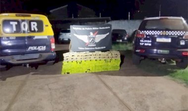 Motorista foge de abordagem policial e deixa veículo com 191 Kg de maconha