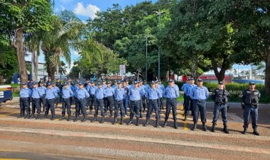 Polícia Militar e Demutran, com a participação do Projeto Patrulha Mirim, realizam blitz educativa de conscientização no trânsito de Paranaíba