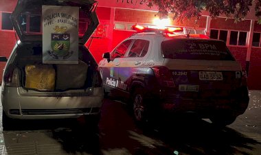 Polícia Militar realizaram a apreensão de mercadorias proveniente de descaminho