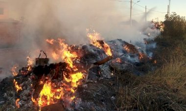 13º BPM informa: Atear fogo em terrenos baldios ou lixo no quintal da própria casa é crime