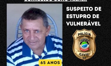 Polícia Civil identifica suspeito de abusar sexualmente criança de 10 anos de idade em Novo Horizonte do Sul