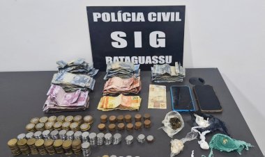 Polícia Civil Prende suspeito de tráfico de drogas próximo a escola estadual em Bataguassu