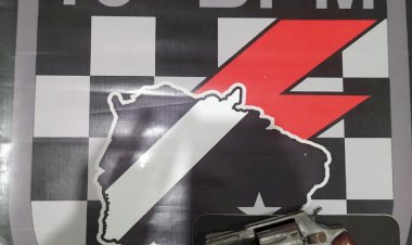 Operação Força Total – Polícia Militar prende homem por porte ilegal de arma de fogo em Paranaíba
