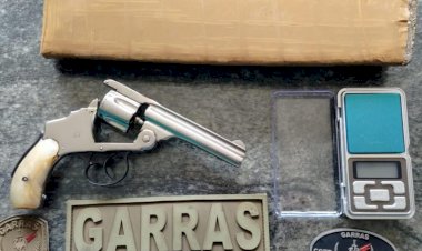 Durante cumprimento de mandado de prisão, Polícia Civil apreende arma e drogas no Jardim Presidente, em Campo Grande