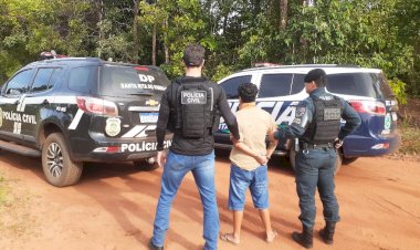 Polícias Civil e Militar prendem foragida no assentamento Mutum em Santa Rita do Pardo