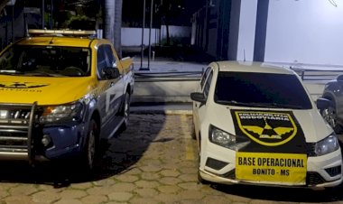 Homens alugam carro para circular em Campo Grande e são flagrados na região de fronteira pela PMRv