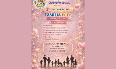 Associação PCD de Chapadão do Sul realiza seu 3º Encontro da Família