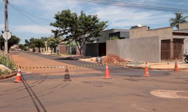 Prefeitura de Chapadão do Sul inicia recapeamento em ruas do Bairro Esplanada