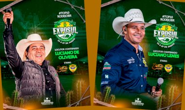 Anunciados Luciano Lenes e Luciano Oliveira para a Festa do Peão da 32ª Exposul