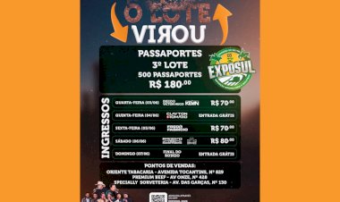 32ª EXPOSUL anuncia o terceiro lote de passaportes