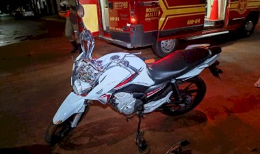 Três vítimas com ferimentos graves em dois acidentes com motocicletas em Chapadão do Sul