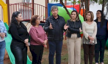 Casa Abrigo ganha parquinho e transforma cuidado em mais alegria para crianças acolhidas