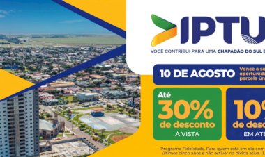 IPTU 2026: prazo para pagamento com desconto de até 30% termina dia 10 de agosto