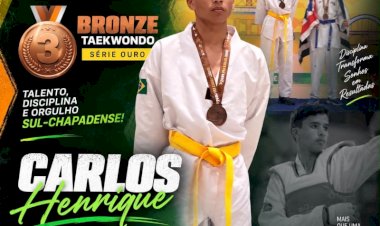 Carlos Henrique conquista bronze nos JEBS e coloca Chapadão do Sul no pódio nacional