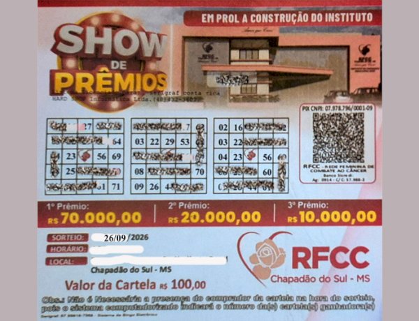 RFCC adia sorteio de prêmios que seria realizado na 32ª Exposul hoje (07)