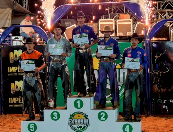 Peões de Chapadão do Sul e de Paraíso das Águas conquistam importantes prêmios na 32ª Exposul