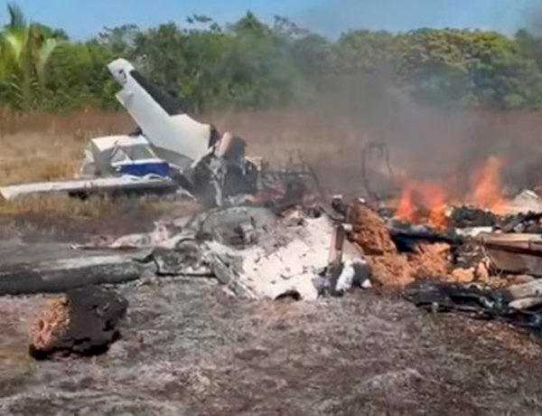 Avião que caiu em Água Boa não tinha plano de voou e já foi apreendido por tráfico de drogas