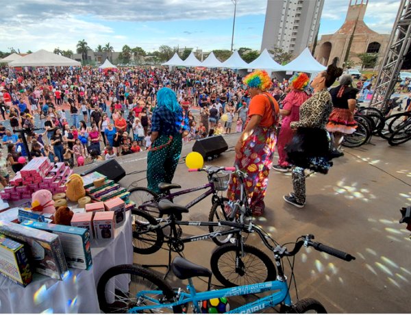 Parcerias proporcionaram grande festa do Dia das Crianças em Chapadão do Sul
