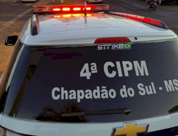 PM prende condutor embriagado após colisão que deixo motociclista ferido em Chapadão do Sul