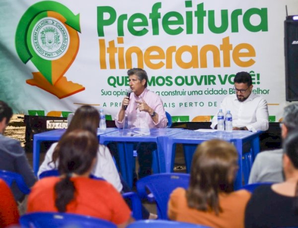 Primeira edição do Prefeitura Itinerante aproxima Gestão Municipal dos moradores dos bairros Planalto e Esperança