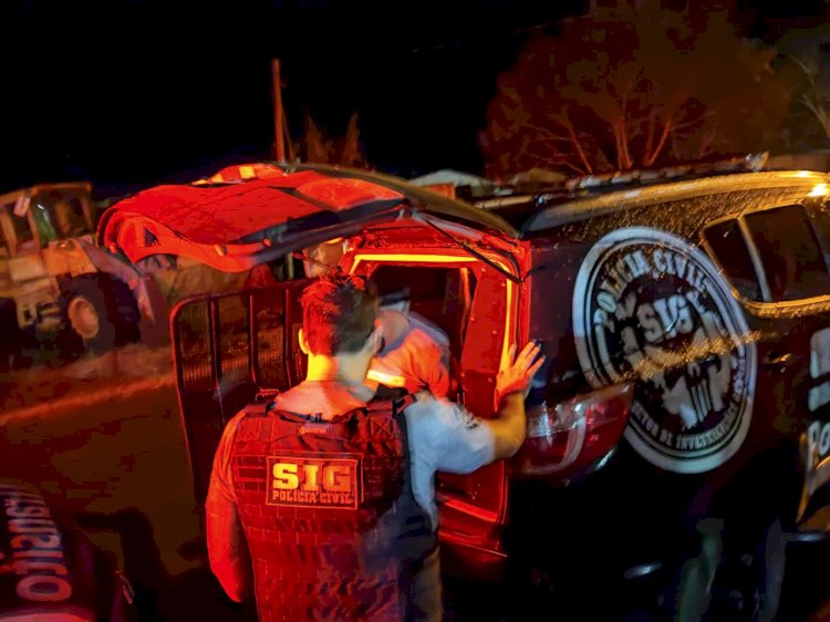 Homem acusado de homicídio qualificado é preso pela Polícia Civil em Fátima do Sul