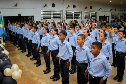 SMAS realiza formatura do Patrulha Mirim em parceria com a Polícia Militar