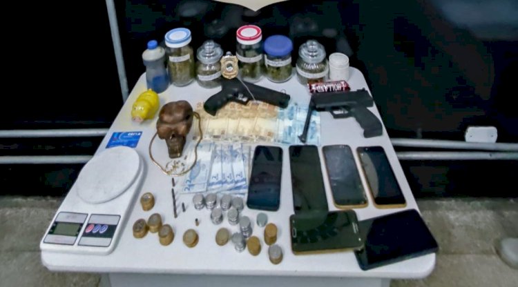 Polícia Civil fecha armazém de tráfico de drogas em assentamento de Miranda