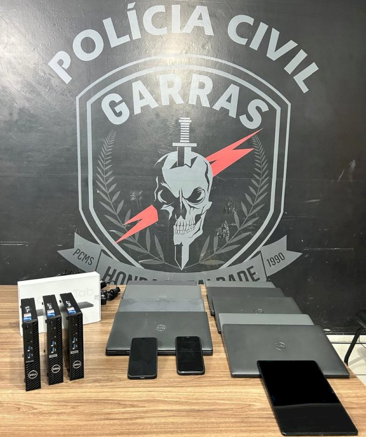 Polícia Civil prende suspeito de furtar equipamentos eletrônicos de empresa em Ribas do Rio Pardo