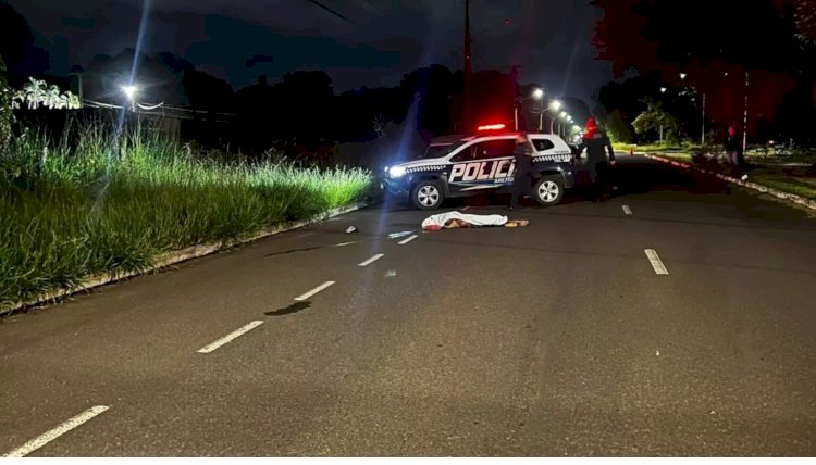 Motociclista morre após bater em meio-fio e ser lançado a 27 metros em acidente em Campo Grande