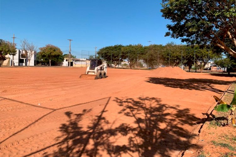 Secretaria de Esporte entrega melhorias em espaços esportivos e de lazer de Chapadão do Sul