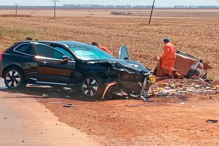 Grave acidente na GO 050 sentido Chapadão do Céu deixa uma grávida e um idoso feridos