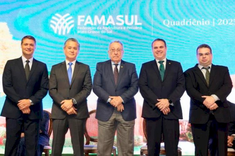 Marcelo Bertoni e demais diretores eleitos tomam posse para mais um mandato na FAMASUL