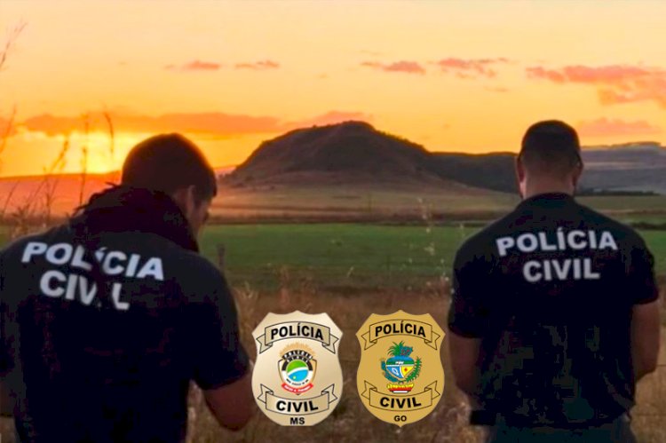 Trabalho conjunto da PC de Goiás e de MS prende foragido da justiça em Chapadão do Céu