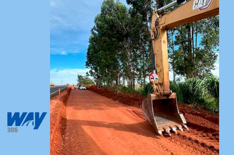 Way-306 inicia obras de implantação de terceiras faixas na MS-306