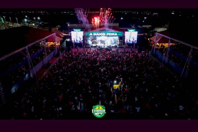 Com apoio da Prefeitura, 32ª Exposul registra recorde de público em noite de portões abertos e show de Clayton & Romário