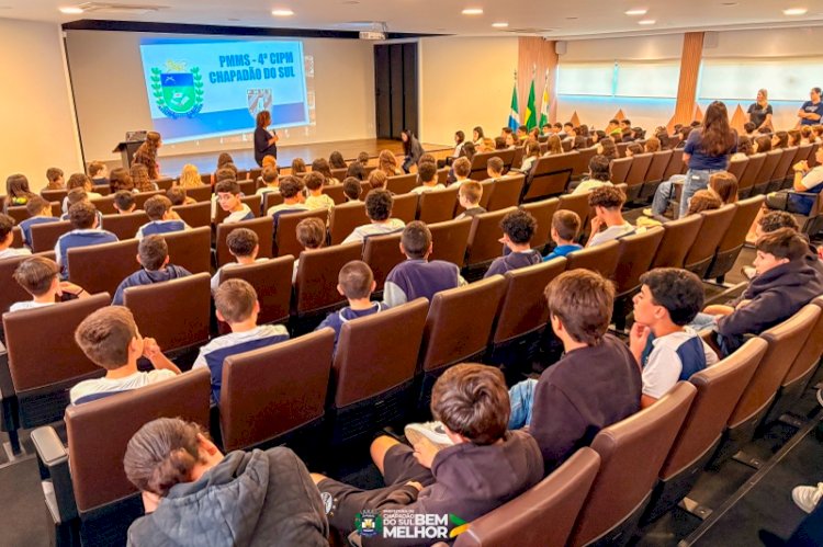 Prefeitura consolida amplo cronograma de educação para o trânsito e reforça a cultura de preservação da vida em Chapadão do Sul