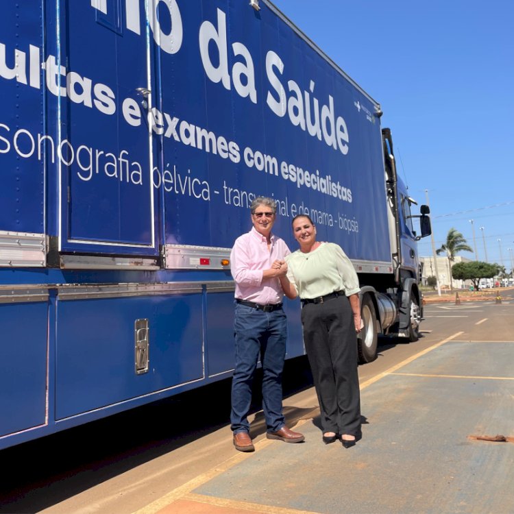 Carreta da Saúde da Mulher chega a Chapadão do Sul e amplia acesso a exames e atendimento especializado