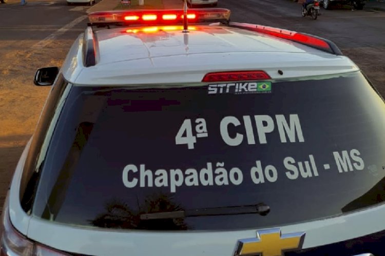 PM prende condutor embriagado após colisão que deixo motociclista ferido em Chapadão do Sul